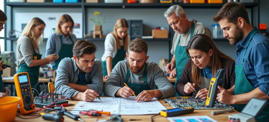 découvrez mon club elec, votre plateforme pour apprendre les bases de l'électricité et réussir facilement tous vos projets électriques grâce à des conseils clairs et pratiques.